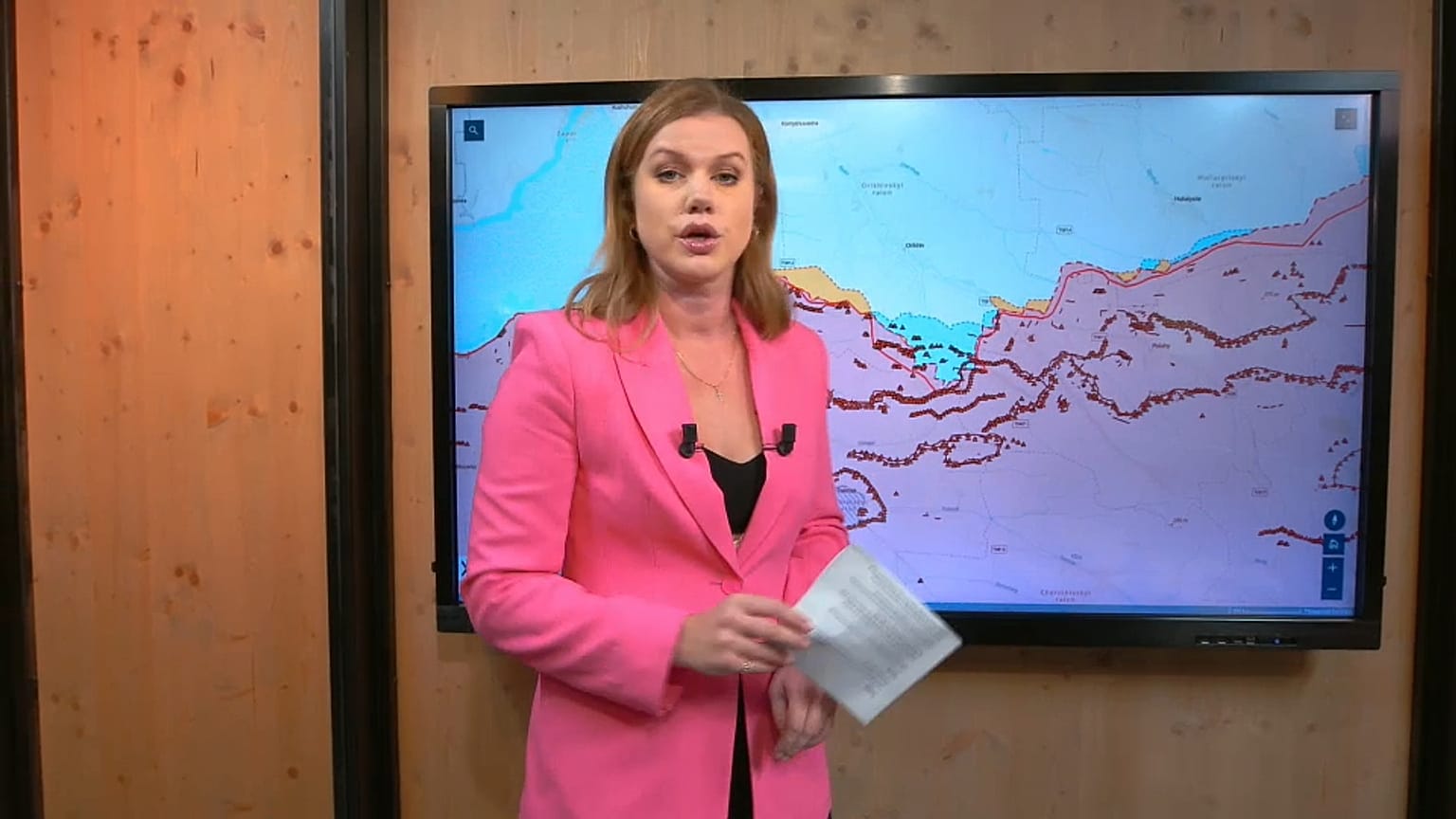 La periodista Sasha Vakulina explica los avances de las tropas ucranianas en torno a Donetsk.