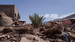 الأضرار الناجمة عن الزلزال الذي ضرب قرية تافغغت قرب مراكش بالمغرب