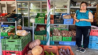 Chu Thi Dao, the 35-year-old Vietnamese owner of a convenience shop that was attacked in an anti-migrant riot,