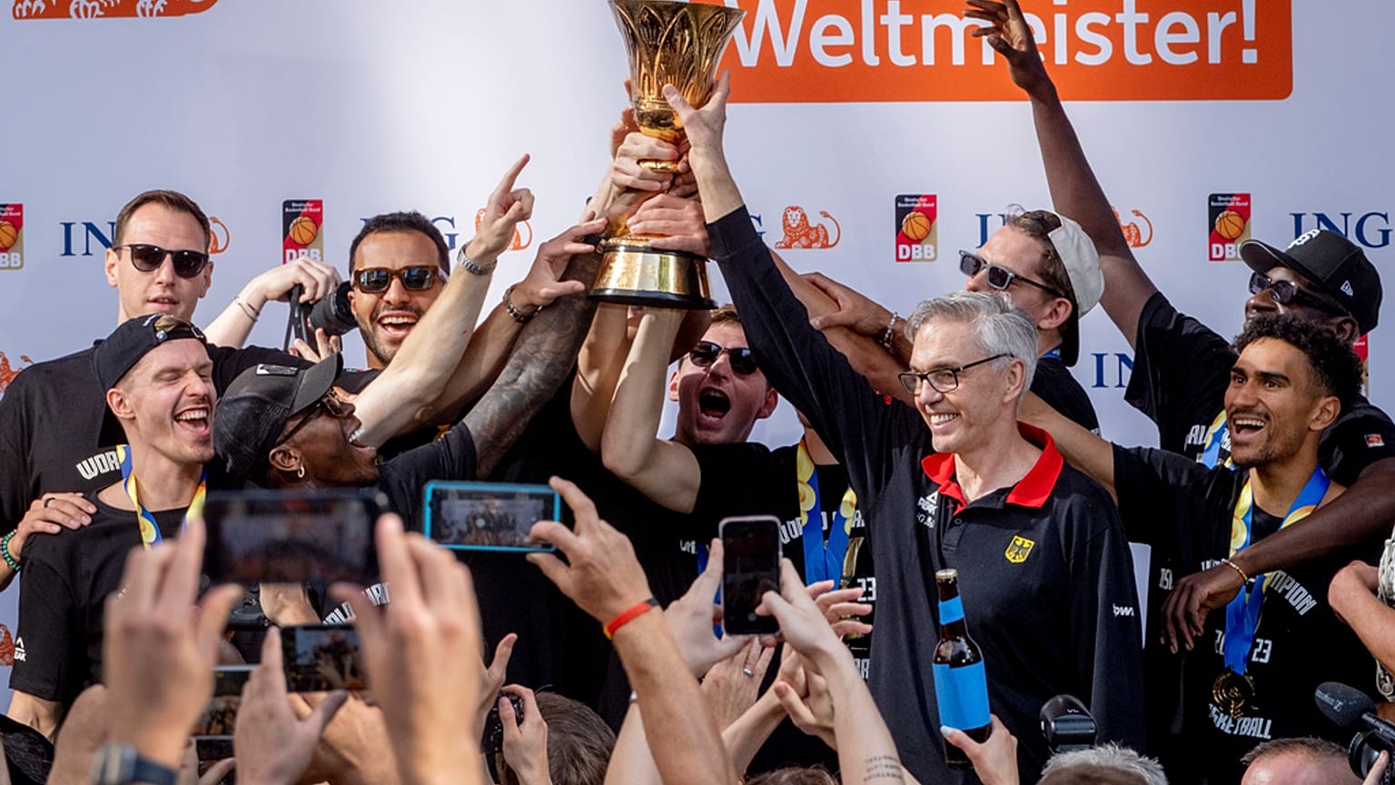 Basketball-Weltmeister zum Anfassen