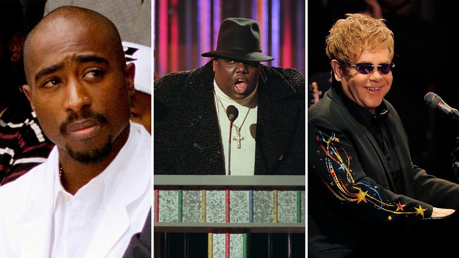 2Pac, Biggie, and Elton