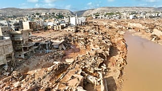 A general view of the city of Derna is seen on Tuesday, Sept. 12., 2023. 