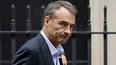 Bernard Looney, then CEO of oil and gas company BP, walks into 10 Downing Street in London, Friday, Sept. 11, 2020.