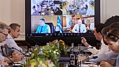 Από την τηλεδιάσκεψη για τις πλημμύρες