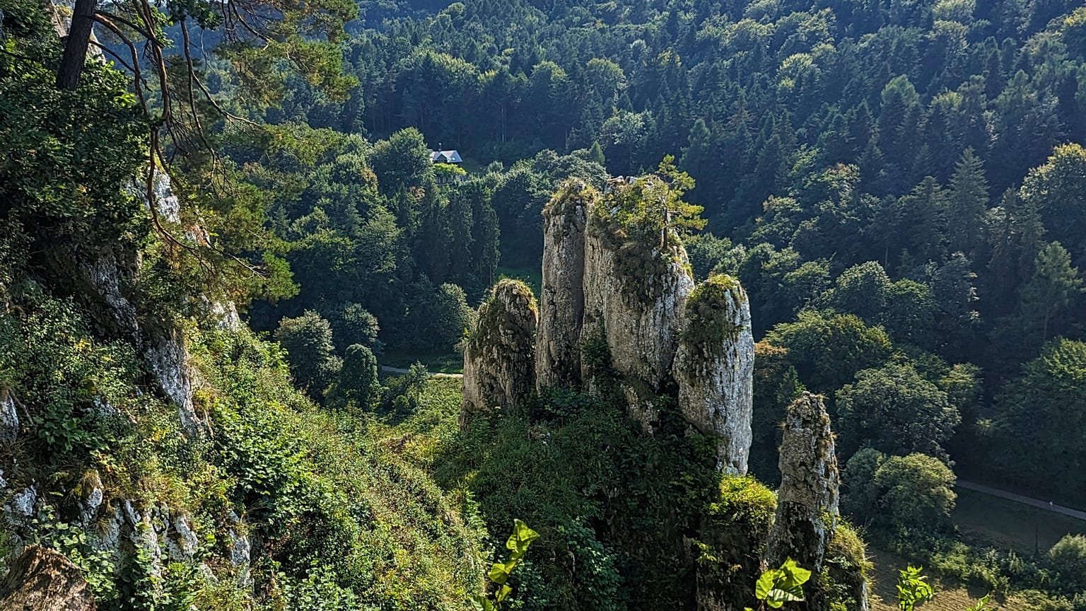 Ojców National Park is a short drive from Krakow.