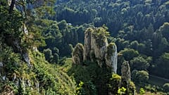 Ojców National Park is a short drive from Krakow.