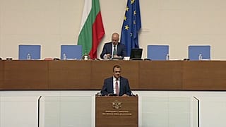 Bulgaria's parliament votes on the Ukraine grain embargo. Sofia, September 14, 2023