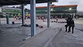 All'interno di un carcere in Ecuador. 