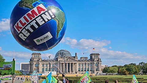 Manifestation pour le climat en Allemagne, 2023.