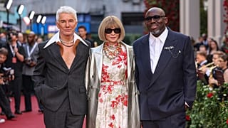 Baz Luhrmann, from left, Anna Wintour and Edward Enninful 