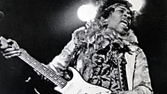 Jimi Hendrix performs at the Monterey Pop Festival in Monterey, Calif. 