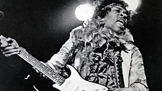 Jimi Hendrix performs at the Monterey Pop Festival in Monterey, Calif. 