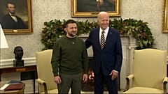 Selenskyj und Biden.