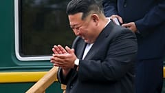 In this photo released by Government of the Russian far eastern region of Primorsky Krai, North Korea's leader Kim Jong Un continues his controversial visit