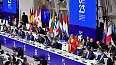 EU-Finanzminister tagen in Santiago de Compostela.
