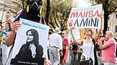 Demonstranten in Rom