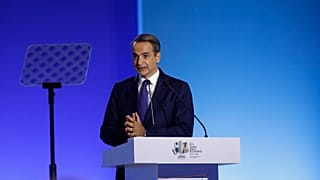 Ο Κυριάκος Μητσοτάκης στη ΔΕΘ