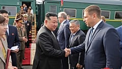 Kim a vlagyivosztoki pályaudvaron