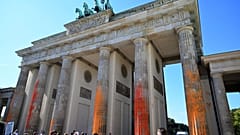 Berliner Wahrzeichen beschmiert