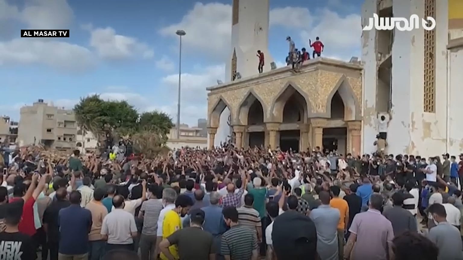 من المظاهرة في درنة الإثنين 18 أيلول/سبتمبر 