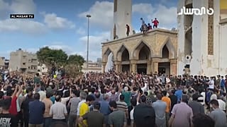 من المظاهرة في درنة الإثنين 18 أيلول/سبتمبر 