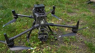 Беспилотник, оснащённый искуственным интеллектом датской компании Robotto, сентябрь 2023 г.