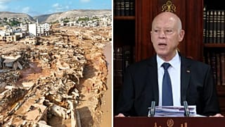 قيس سعيد يعلق: "تسمية الإعصار دانيال دليل على تغلغل الصهيونية"