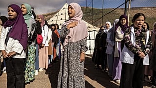 طلبة في مدينة أسني المغربية