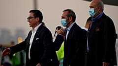 السجناء الأمريكيون السابقون يصلون إلى الدوحة 