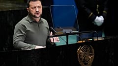 Президент Украины Владимир Зеленский на ГА ООН в Нью-Йорке