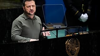 Президент Украины Владимир Зеленский на ГА ООН в Нью-Йорке