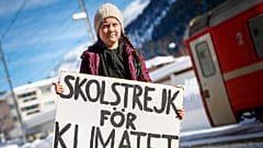 16 year-old Swedish climate activist Greta Thunberg arrives to attend the 49th Annual Meeting of the World Economic Forum, WEF, in Davos, Switzerland, Wednesday, Jan. 23, 2019