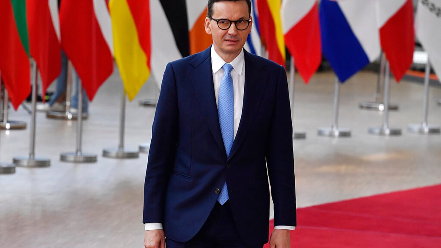 Il primo ministro polacco Mateusz Morawiecki. 