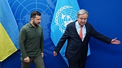 Selenskyj besucht zum ersten Mal seit Kriegsbeginn die UN-Vollversammlung persönlich.