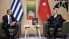 Στιγμιότυπο από παλαιότερη συνάντηση Μητσοτάκη - Ερντογάν