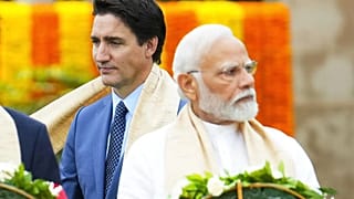 Kanada Başbakanı Justin Trudeau, Hindistan Başbakanı Narendra Modi 