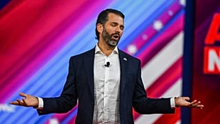 Donald Trump Jr., son of former US President Donald Trump, speaks at the Conservative Political Action Conference 2022 (CPAC) in Orlando, Florida on February 27, 2022.