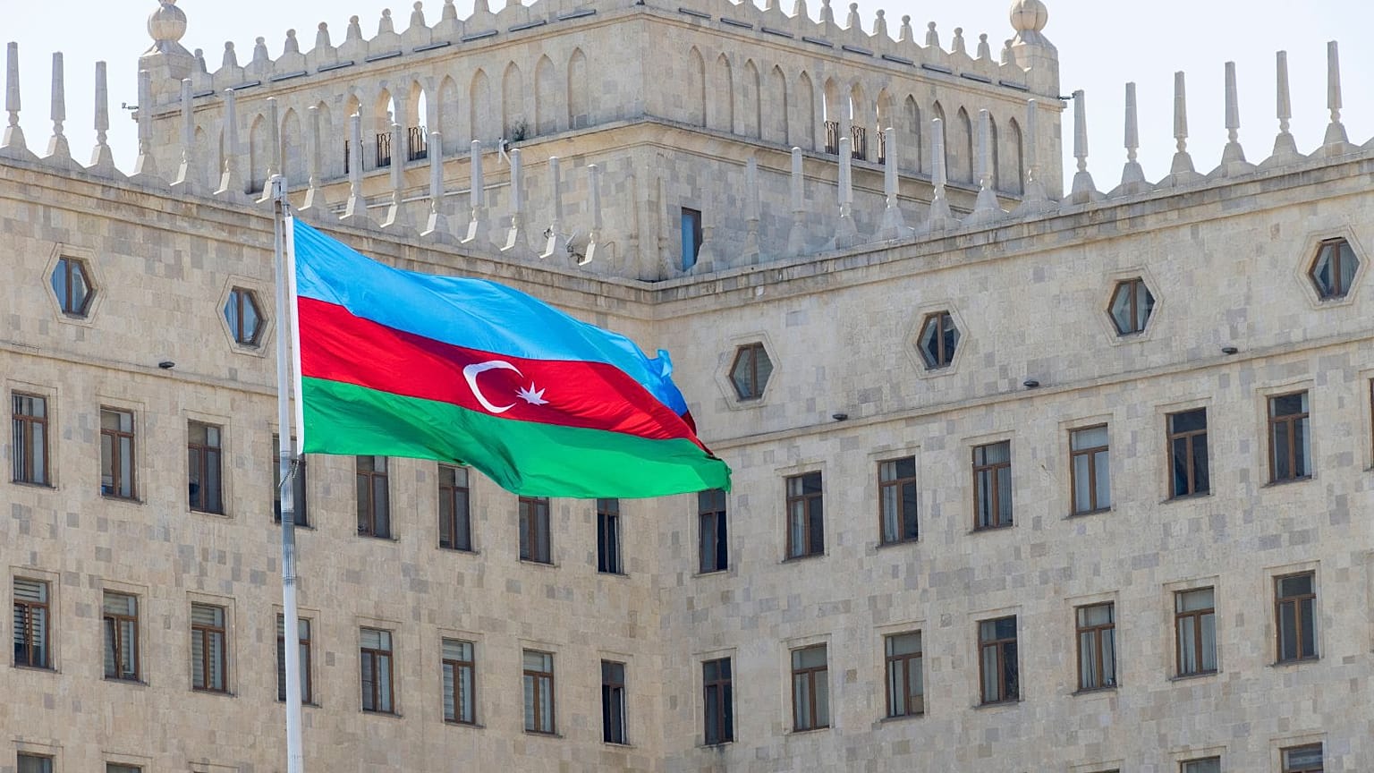 پرچم جمهوری آذربایجان