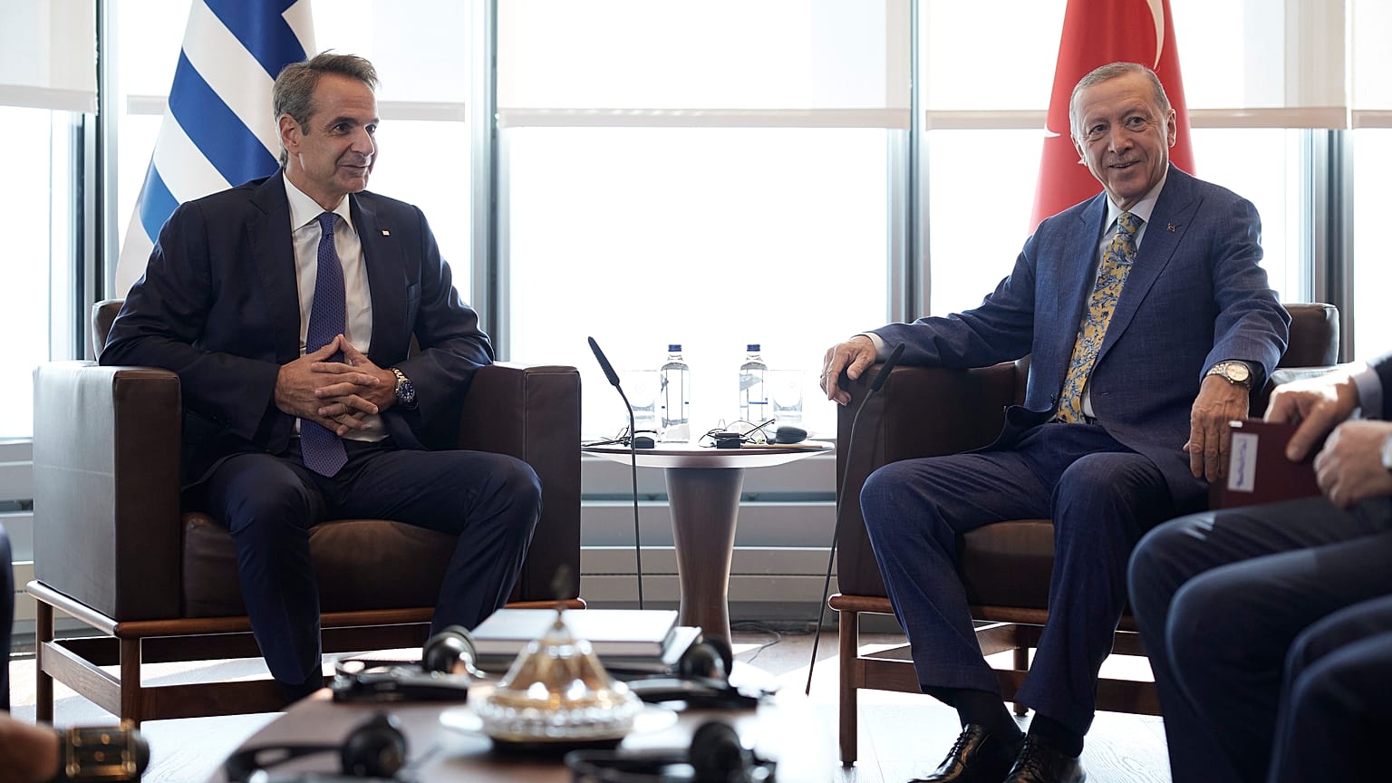 Συνάντηση Μητσοτάκη-Ερντογάν στη Νέα Υόρκη