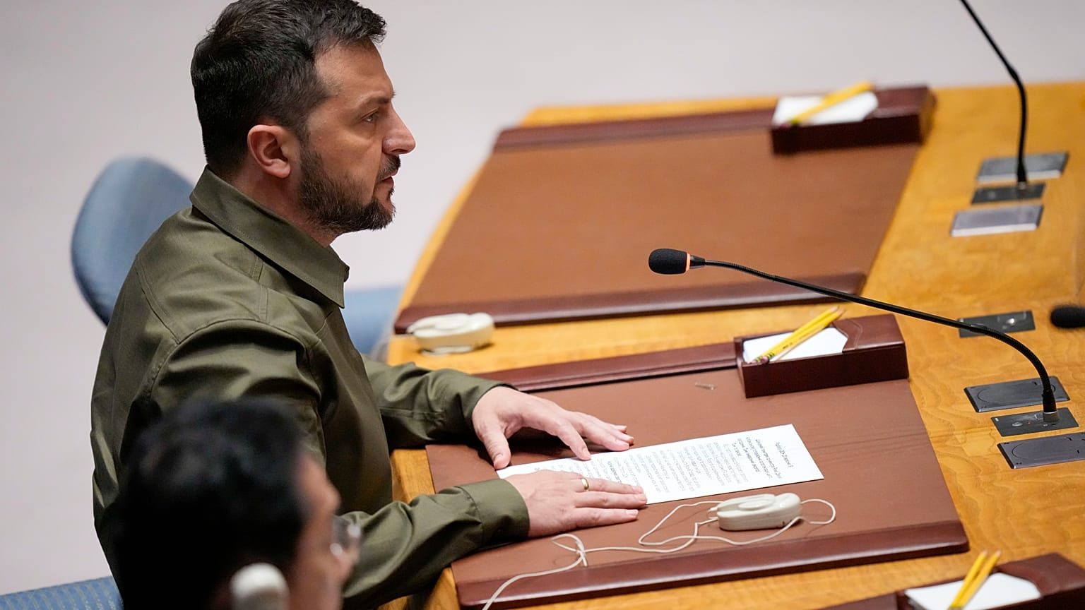 Volodymyr Zelensky au Conseil de Sécurité de l'ONU