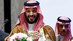 ولي العهد السعودي الأمير محمد بن سلمان أثناء مشاركته في قمة دول مجموعة العشرين في نيودلهي ـ أيلول / سبتمبر 2023