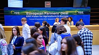 La conferencia en el Parlamento Europeo.