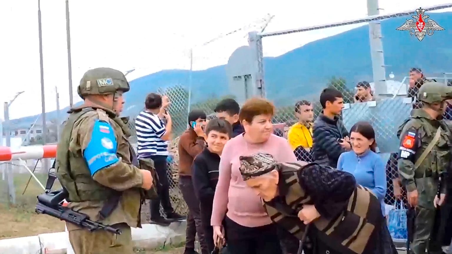 Lager für Geflüchtete in Stepanakert nach den Kämpfen in Berg-Karabach