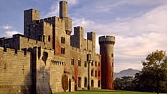 The front of Penrhyn Castle, Gwynedd, Wales