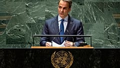 Ο Κυριάκος Μητσοτάκης στην 78η ΓΣ του ΟΗΕ