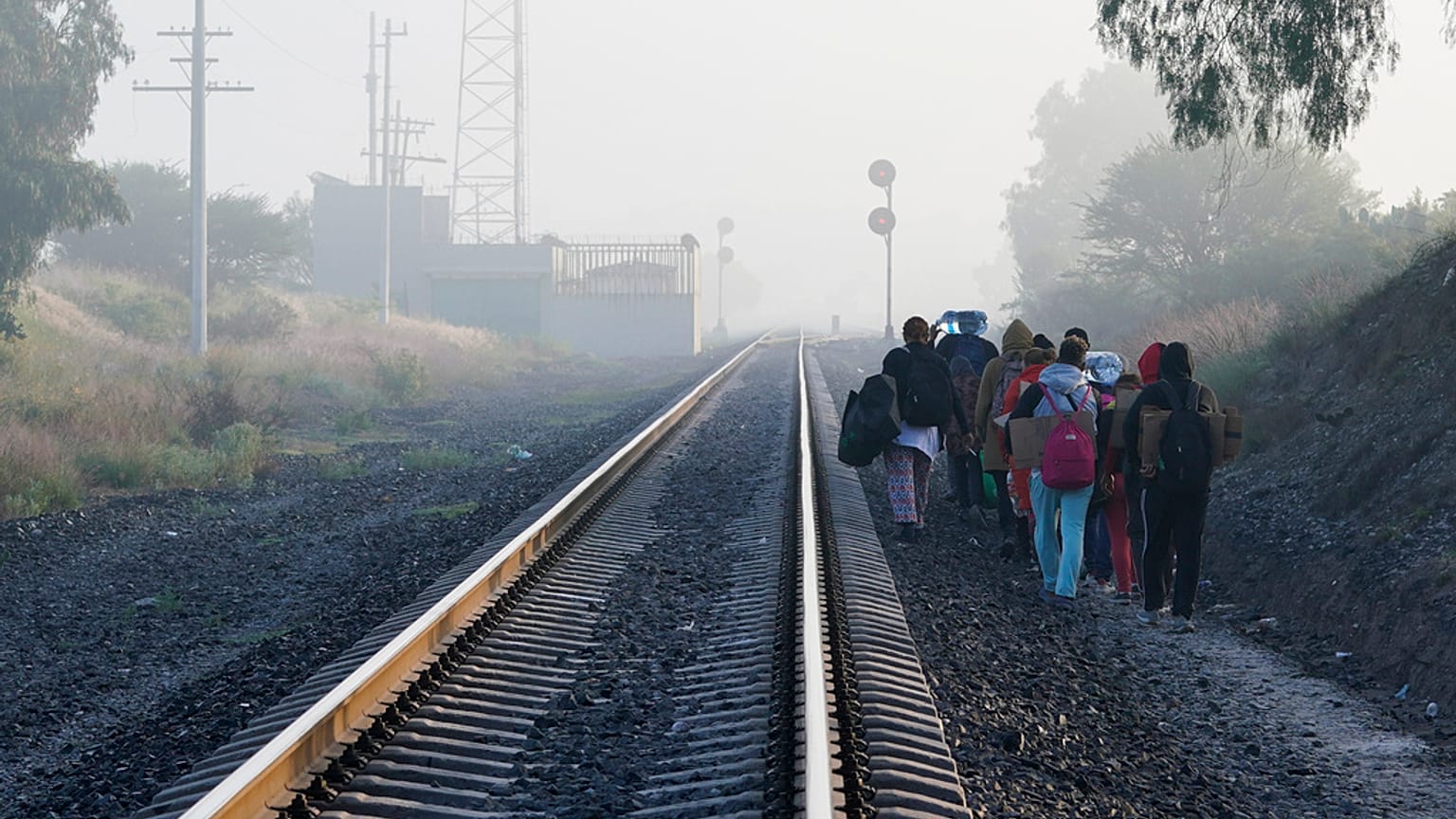 La marcia della speranza. (Huehuetoca, Messico. 20.9.2023)