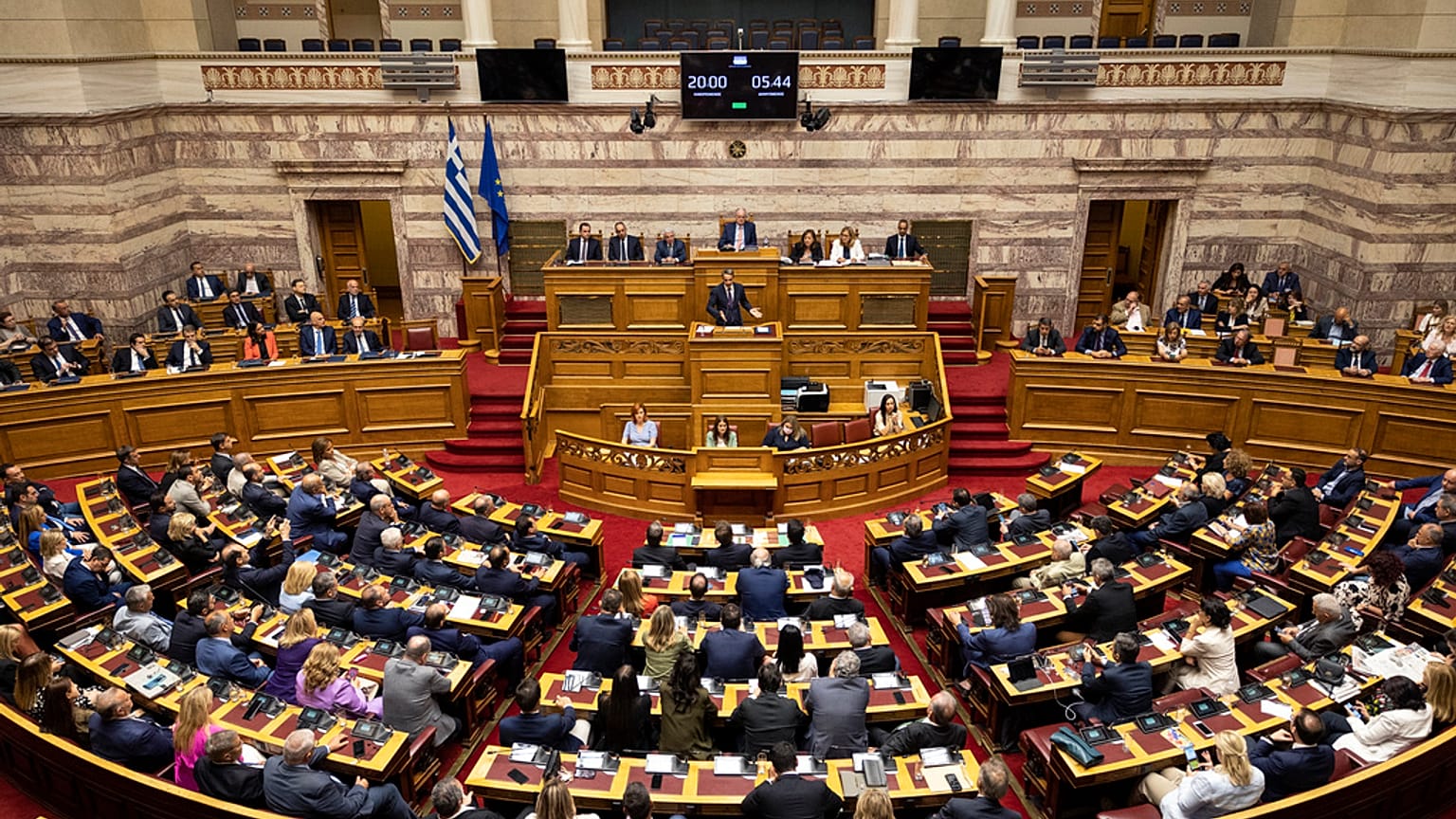 Ολομέλεια ελληνικής Βουλής - φώτο αρχείου