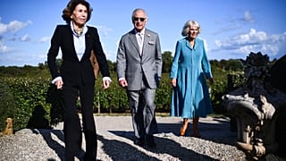 Los reyes del Reino Unido, Carlos III y la reina Camila en Burdeos, Francia. 