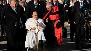 El papa Francisco en la ciudad de Marsella, Francia.