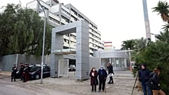 Εξωτερική άποψη της ιδιωτικής κλινικής όπου συνελήφθη το αφεντικό της Μαφίας Matteo Messina Denaro στο Παλέρμο της Σικελίας, τη Δευτέρα, 16 Ιανουαρίου 2023,